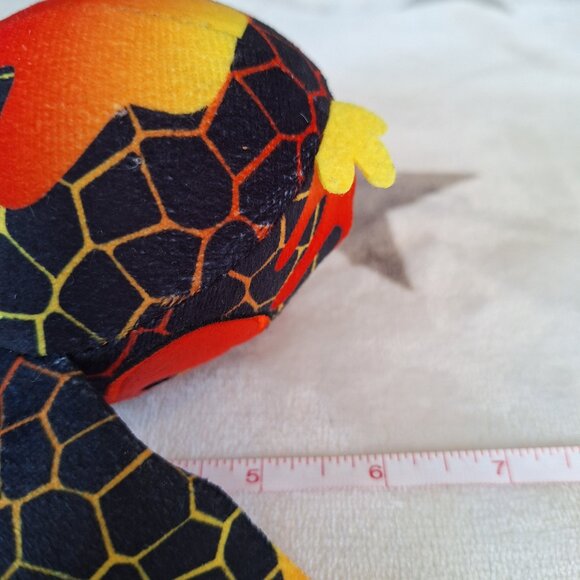 Stitch Disney Plush Hawaiian Elements Fire Volcanic Black & Orange 6" Just Play - Picture 6 of 6